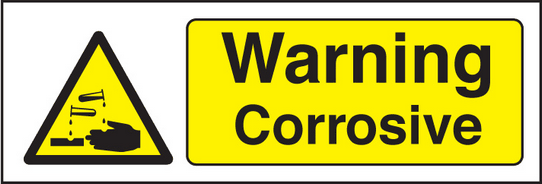 Corrosive sign