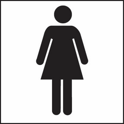 Ladies symbol sign