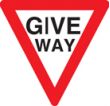 Give way sign