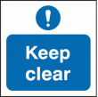 Keep clear sign