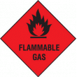 Flammable gas sign