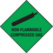 Non Flammable compressed gas sign