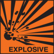 Explosive sign