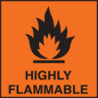 Highly Flammable sign