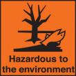 Hazardous to environment sign