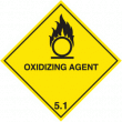 Oxidising agent diamond sign