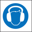 Ear protection symbol sign