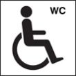 Disabled wc symbol sign