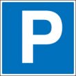 Parking symbol sign