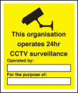 CCTV operates 24hr sign