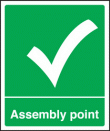 Assembly point sign