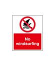 No windsurfing sign