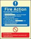 General fire action sign
