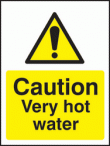 Very hot water sign