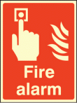 Fire alarm sign