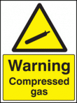 Compressed gas sign