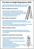 Working at heights poster poster 58129