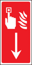 Call point down sign