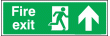 Fire exit up sign