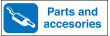 Parts & accessories sign