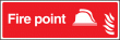 Fire point sign