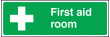 First aid room sign