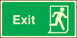 Exit right symbol sign