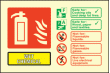 Wet chemical ident sign