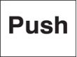 Push sign