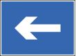 One way arrow sign