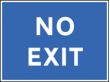 No exit sign