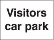 Visitors car park sign