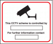 CCTV preventing & detecting crime sign