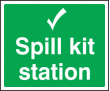 Spill kit station sign