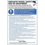 Abrasive wheel regulations poster 58125
