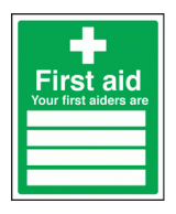 First Aid-Safe Condition Signs
