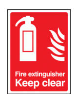 Fire Extinguisher Signs