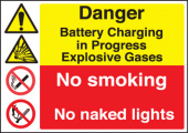 Battery charging in progress sign