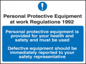 PPE provided sign