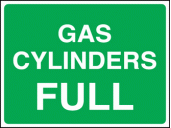 Gas cylinder full sign