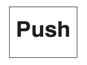 Push sign