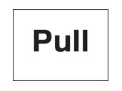 Pull sign