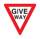 Give way sign