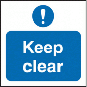 Keep clear sign