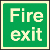 Fire exit sign