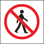 No admittance symbol sign