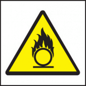 Oxidising agent symbol sign