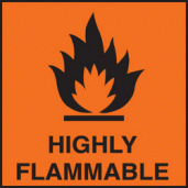 Highly Flammable sign