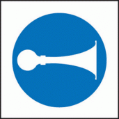Sound horn symbol sign