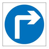 Turn right sign